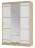 Шкаф-купе Сакура, сонома (1,5) 